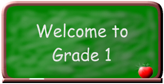 Chalkboard Welcome to 1st Grade.